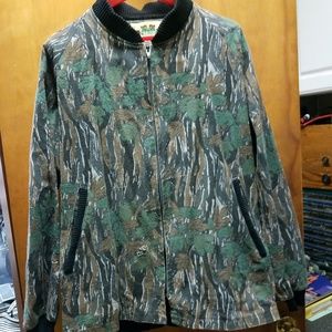 Vintage IDEAL Brand Silent Leaf Camo Chamois coat